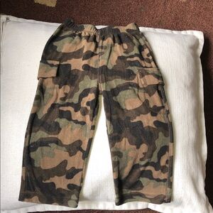 Camouflage fleece Cargo Pants